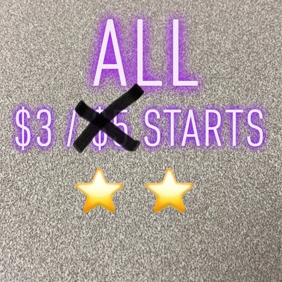 XS/S/M/L/XL -All LOW starts -Like this listing to be notified when I go live! - Picture 2 of 6